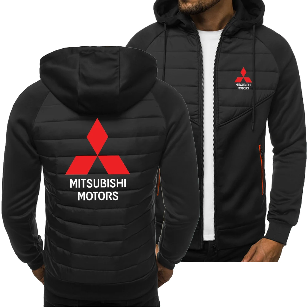 

Толстовка мужская с логотипом Mitsubishi Motors, Модный Спортивный Повседневный Кардиган, свитшот на молнии, куртка с капюшоном, весна-осень
