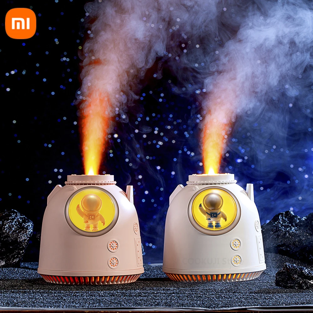 Xiaomi 260ML Space Capsule Air Humidifier USB Ultrasonic Cool Mist Aromatherapy Water Diffuser Led Light Astronaut Humidificador