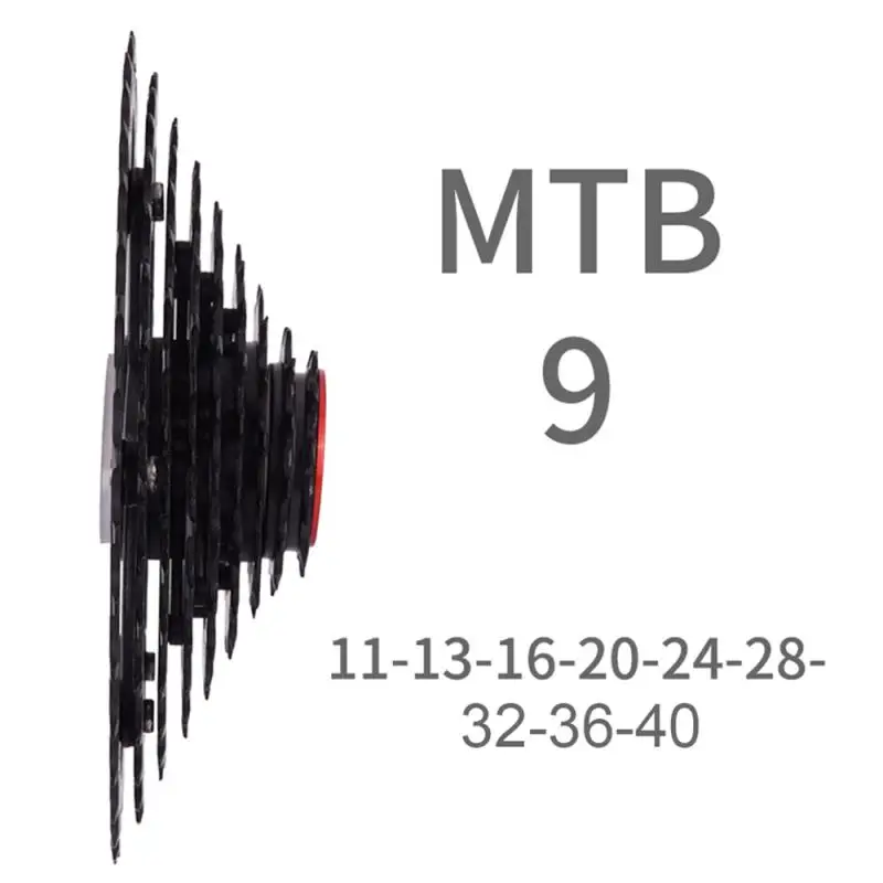 

Кассета для горного и шоссейного велосипеда, свободное колесо 8/9 скоростей, 11-40 T, широкое соотношение, кассета, маховик, звездочка, для горного велосипеда