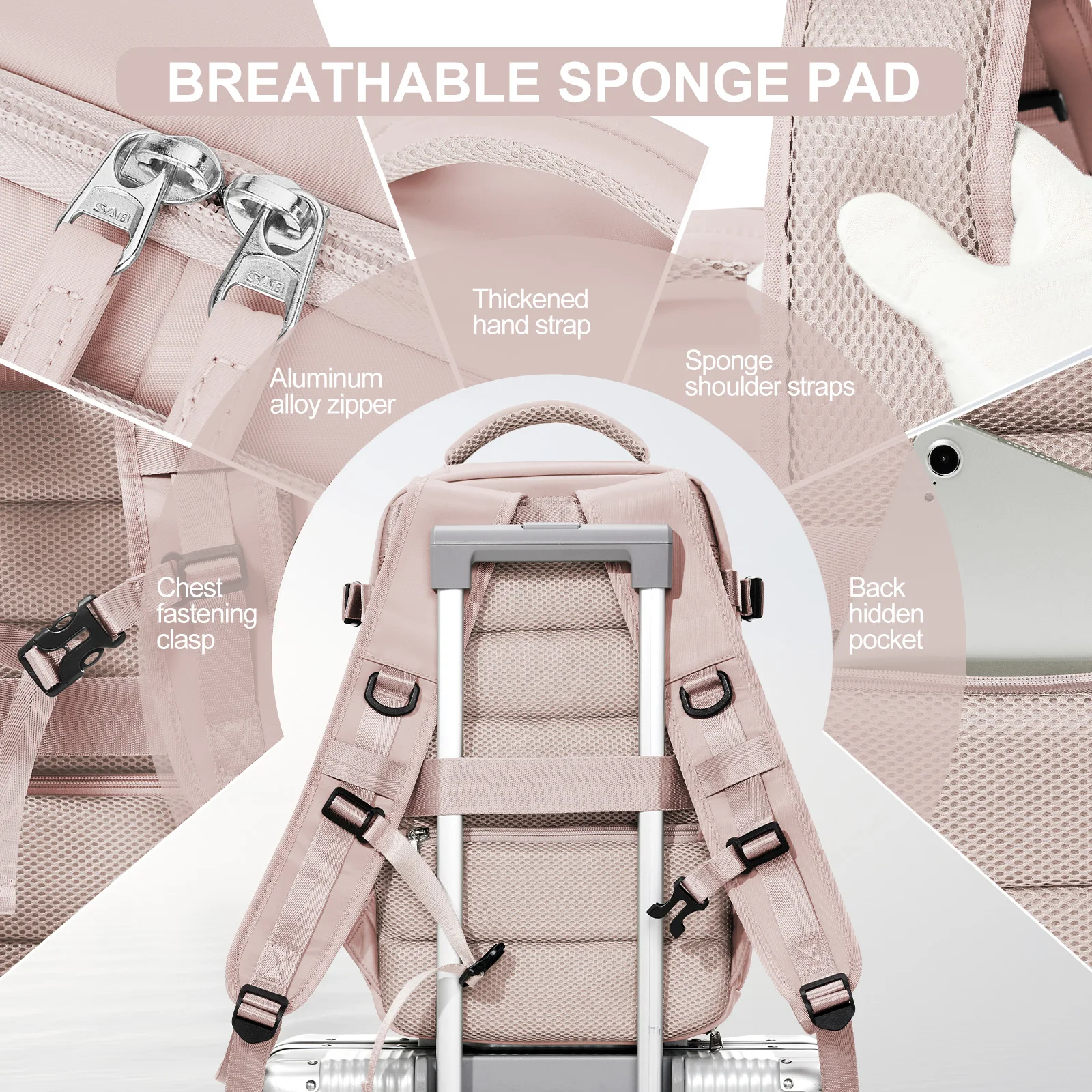 Женский дорожный рюкзак Ryanair 40x20x25 сумка для кабины ручной чемодан усиленный