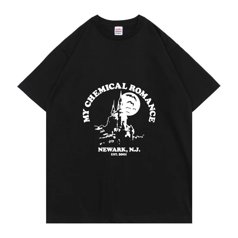 

Top Personality My Chemical Romance The Black Parade Punk Emo Rock Band T-shirt Men Women Fashion Casual T Shirts Hip Hop Tees