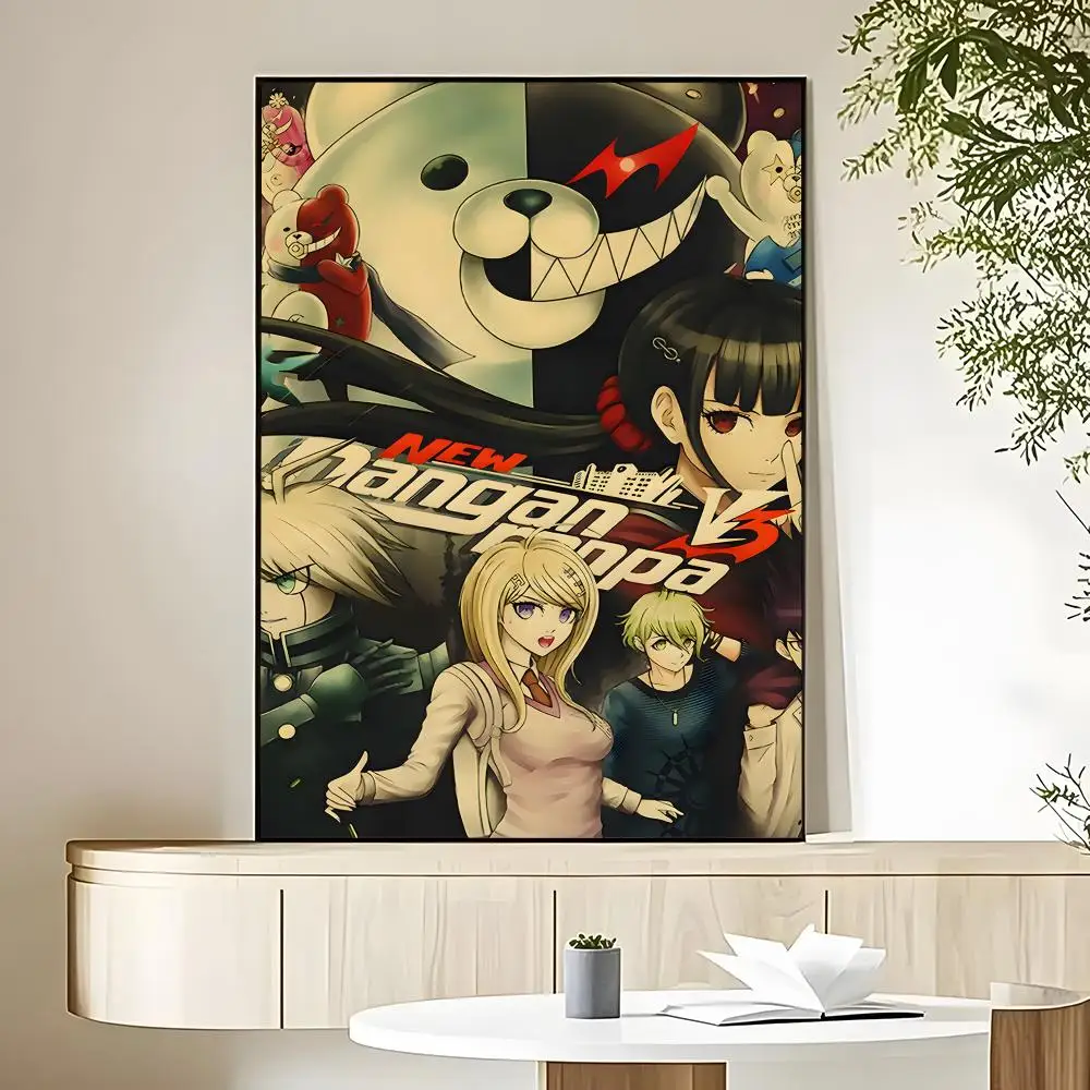 Фото Постер с изображением аниме Danganronpa, HD-качество, водонепроницаемый, для дома, гостиной, спальни, бара, эстетическое украшение №5