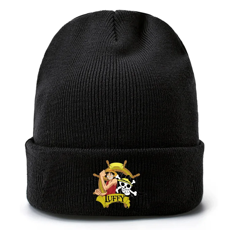 

Anime One Piece Peripheral Printed Knitted Hat Men and Women Outdoor Casual Hat Wholesale Gifts for Children or Friends