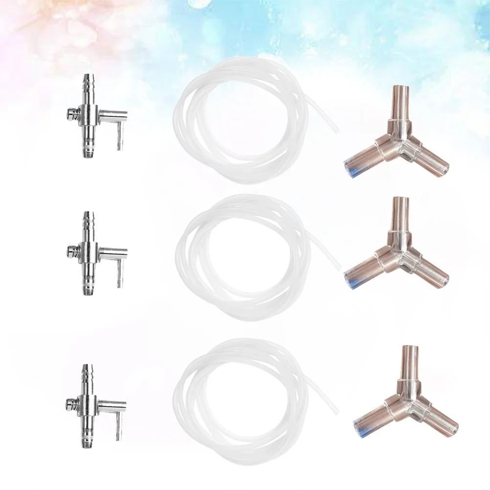 

Air Airlinepump Tubingoxygen Check Tank Aquarium Suction Cups Splitter Accessory Control Standard Pipe Connectors Brine Lever