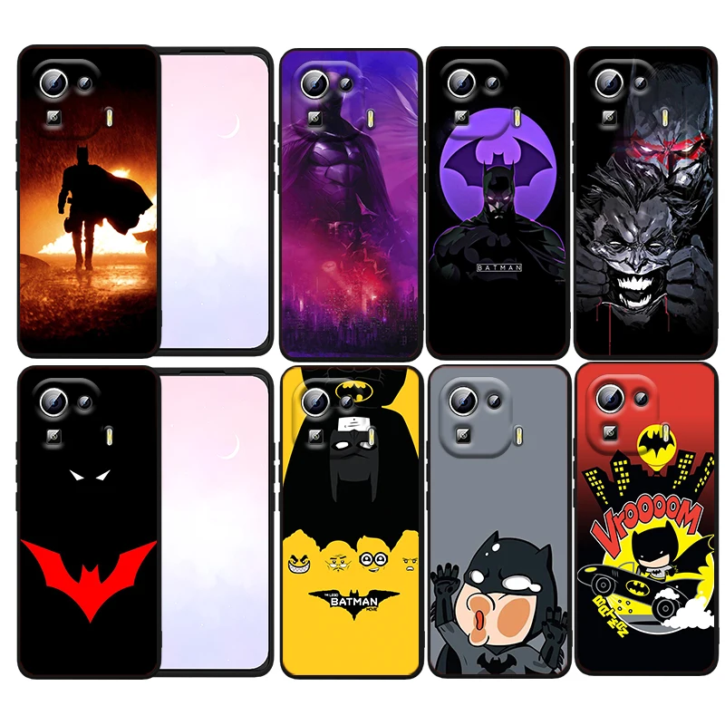 

Cartoon Cool Batman Heroes Phone Case For Xiaomi Mi 12T 12S 12X 12 11 11T 11i 10T 10 9 Pro Lite Ultra 5G Funda Black Cover