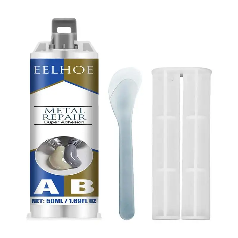 

50/100ML Quick-drying Casting Glue AB Glue Oil Tank Water Tank Metal Repair Agent Waterproof High Temperature Resistant Sealant