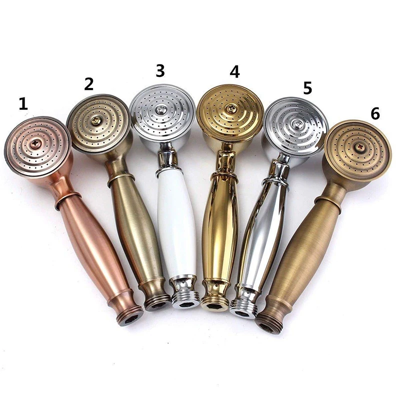 1 шт. ручная Лейка для душа медный распылитель винтажный ванны матовые ручные