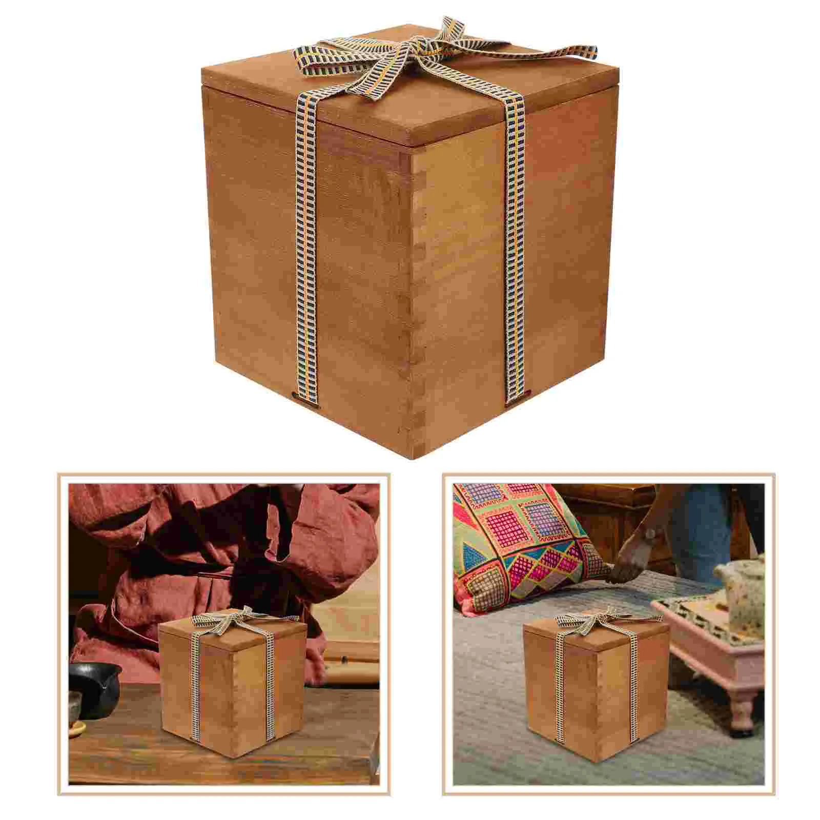 

Teacup Gift Wooden Box Displaying Case Jewelry Sundries Holder Vase Household Storage Organizer Jewellery Kids