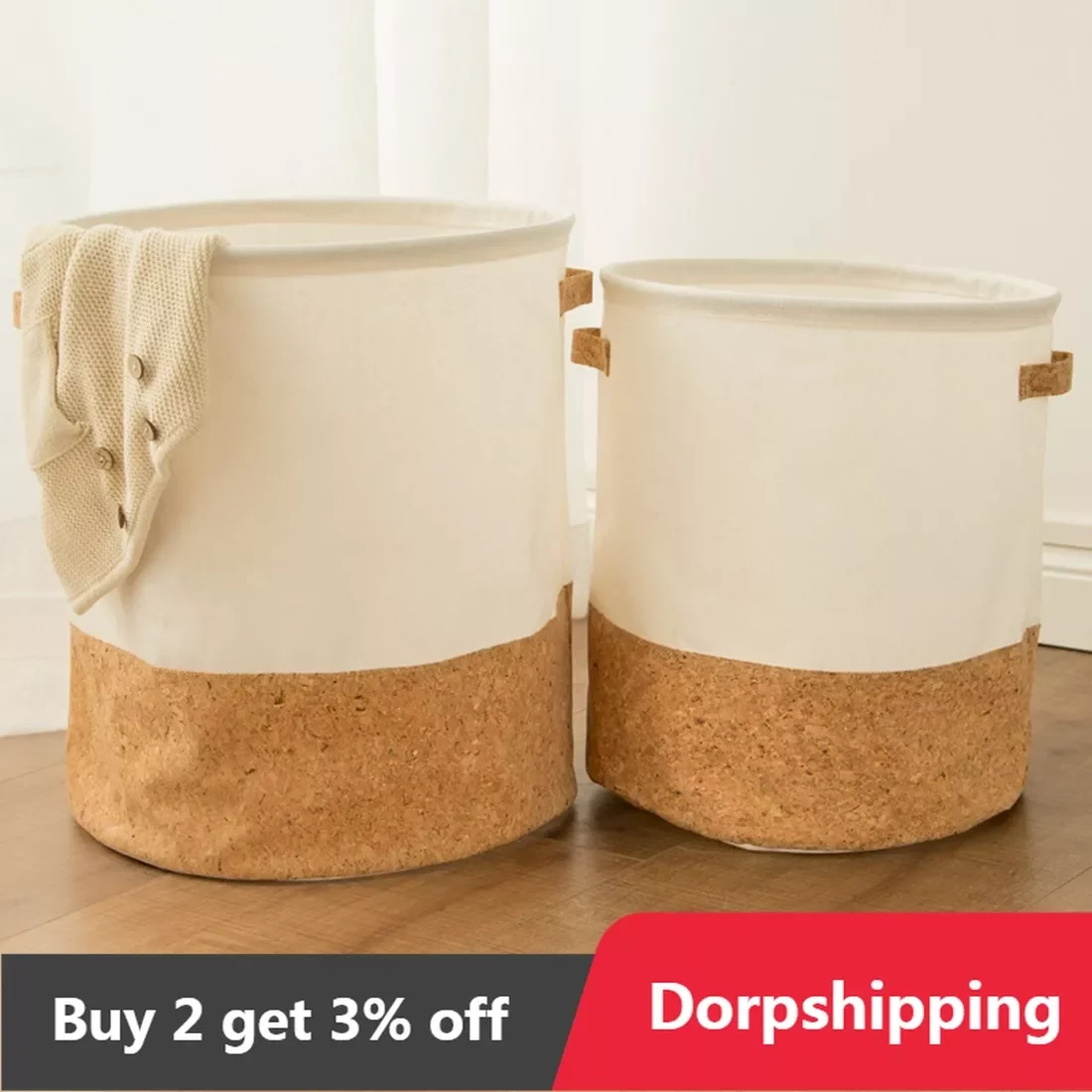 

Foldable Storage Basket Waterproof Durable Laundry Baskets Household Portable Kids Toys Sundries Organizer Bucket for Home Decor