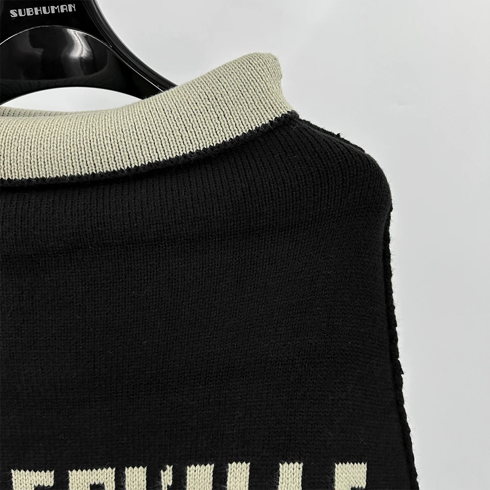 Owen Seak мужской вязаный пуловер свитер готическая женская одежда оверсайз осенняя