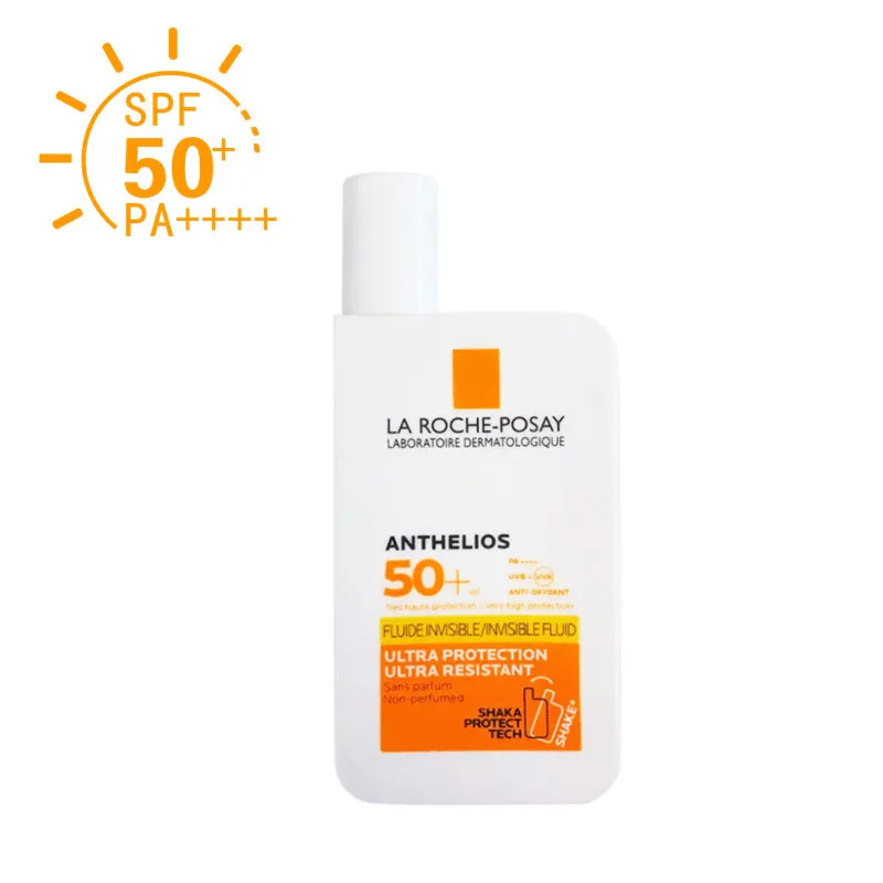 

La Roche Posay Sunscreen SPF 50+ Facial Suncreen Oil-Free Ultra-Light UV Protection Fluid Invisible Broad Spectrum Sunblock 50ml