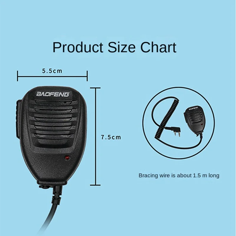 Baofen Original K-head Universal Walkie Talkie Hand, Shoulder, Convenient Communication, Durable Communication Tool