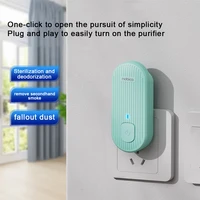 mini air purifier ionizer ultrasonic mite removal smoke anti dust instrument air freshener cleaner filter for home room useu