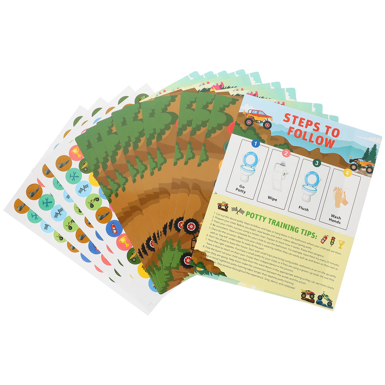

Toilet Training Sticker Toddler Potty Supplies Chart Kids Stickers Rewards Toddlers Boys