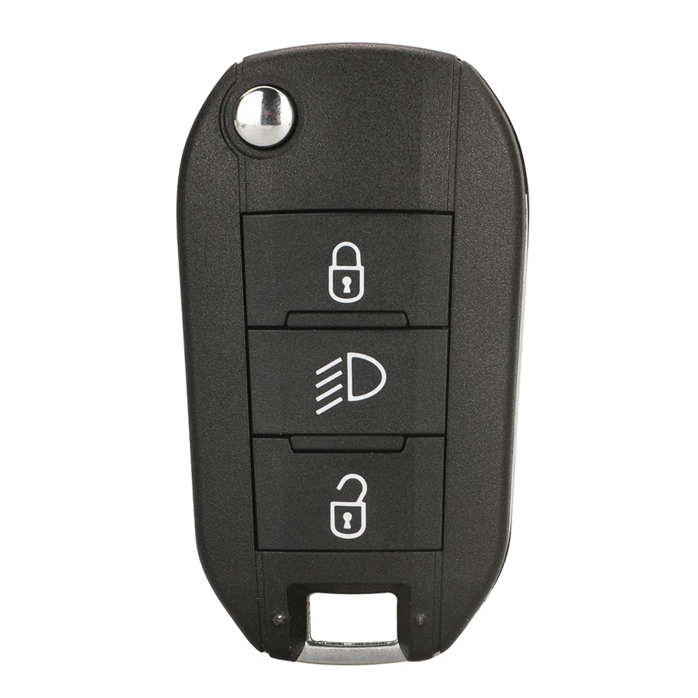 

Car keyFor Peugeot Flip 4A Chip 3008 Expert 2017-2022 Citroen 433 MHz Remote 3 Button Smart Key