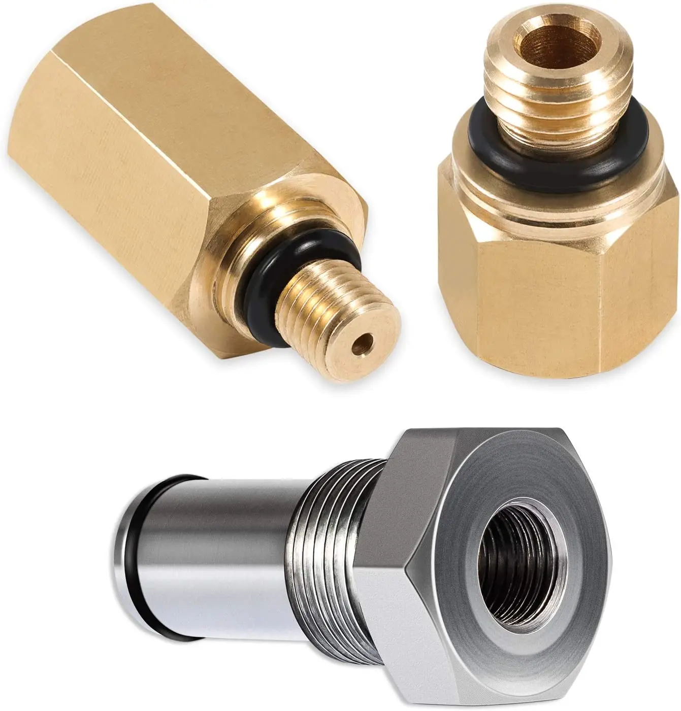 

TENG MILE 3pcs/set 6.0 High Pressure Oil Pump IPR Valve Air Test Fitting Tool Fit for Ford 6.0L Powerstroke Diesel Engine