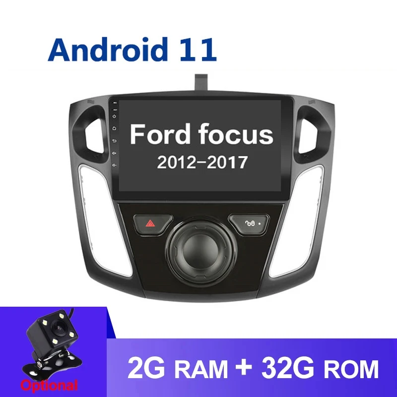 Автомагнитола 2DIN для Ford Focus 3 2012, 2013, 2014, 2015, 2016, 2017