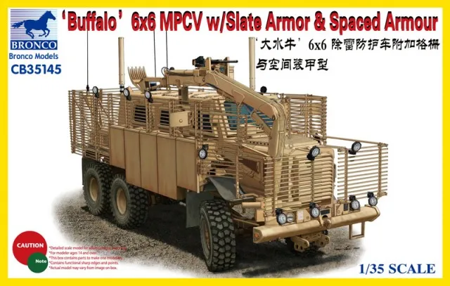 BRONCO CB35145 135 Buffalo 6x6 MPCV с броней Slate Armor и Spacad Armor (art.: 3920dcbd7b259) - 3920dcbd7b259