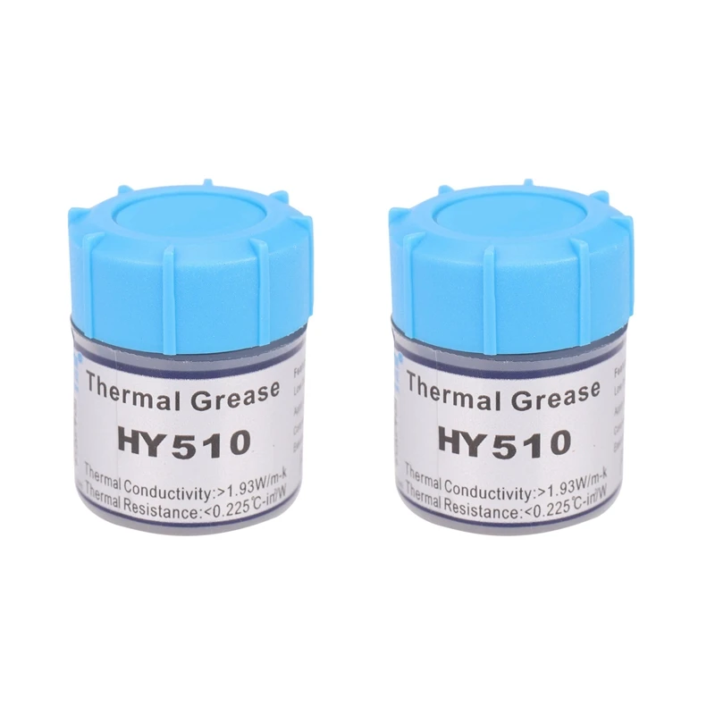 

2X HY510 10 г серая термопроводящая смазка для охлаждения процессора GPU чипсета