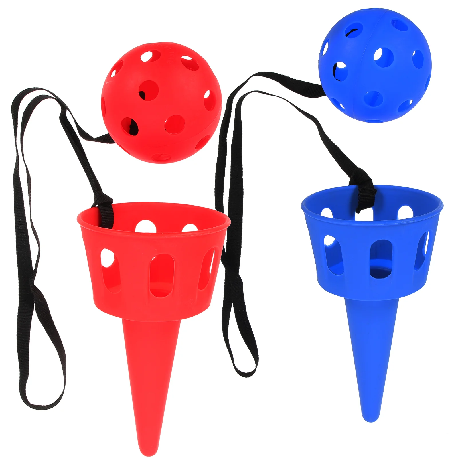 

2 комплекта и лови игры с пусковой установкой корзины мячи бросать ковш Игрушки для мальчиков взрослые в помещении на открытом воздухе Газон Кемпинг пляж красный синий