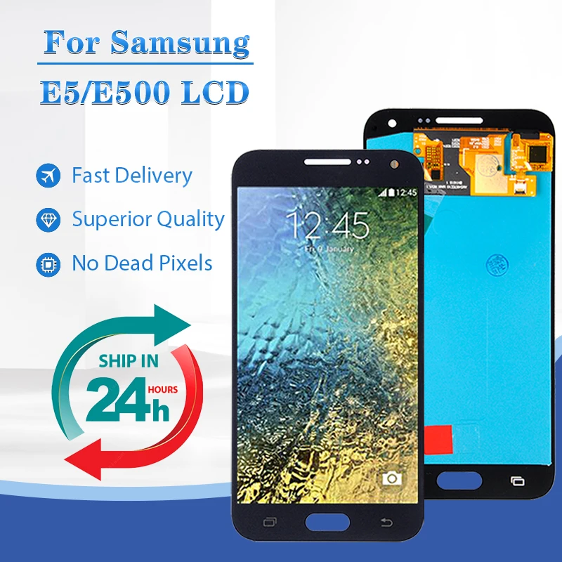 

OLED E5 Display For Samsung Galaxy E500 Lcd Touch Panel Screen Digitizer Assembly Free Ship With Tools Brand New