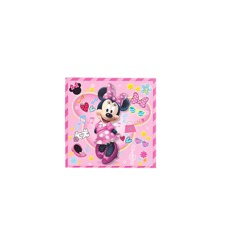 Принадлежности и украшения для вечеринки в честь Дня Рождения Минни Маус