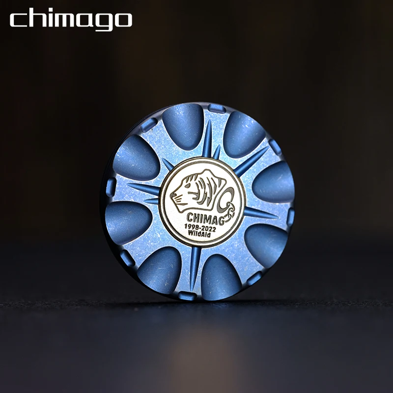 Enlarge Chimago Commemorative Edition Hunting Doomsday Dusk Papa Coin PPB Red Horse Metal Decompression Toy Adult Decompression Gift EDC