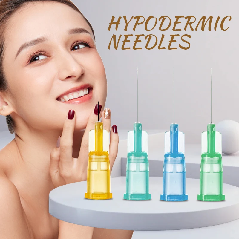 

Disposable Plastic Medical Beauty Syringe Hypodermic Needle 50Pcs Per Pack Sterile Micro Mesotherapy Painless Small Needle