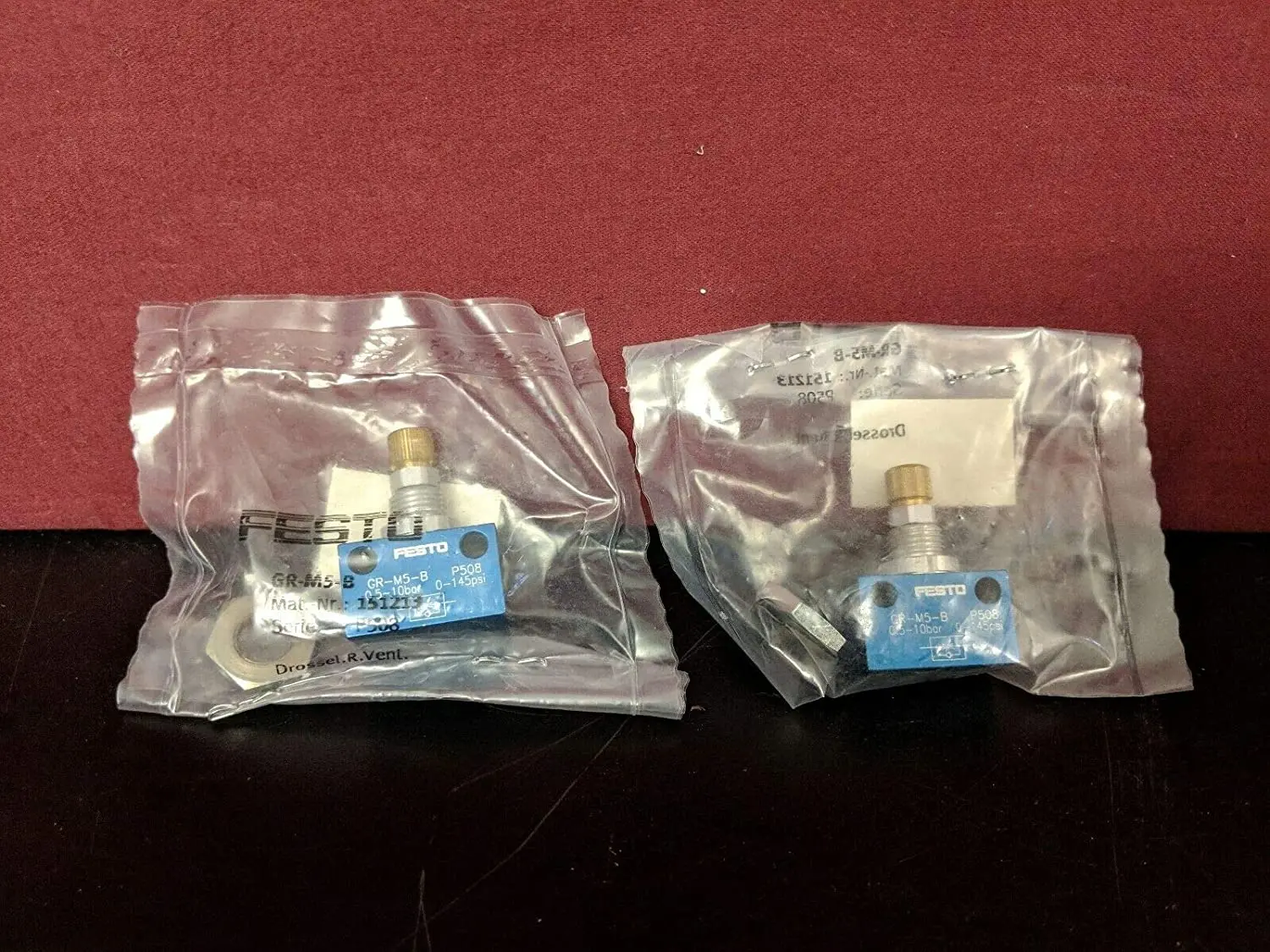 

Festo GR-M5-B, One Way Flow Control Valve, Alt Id: 151213 GR-M5-B