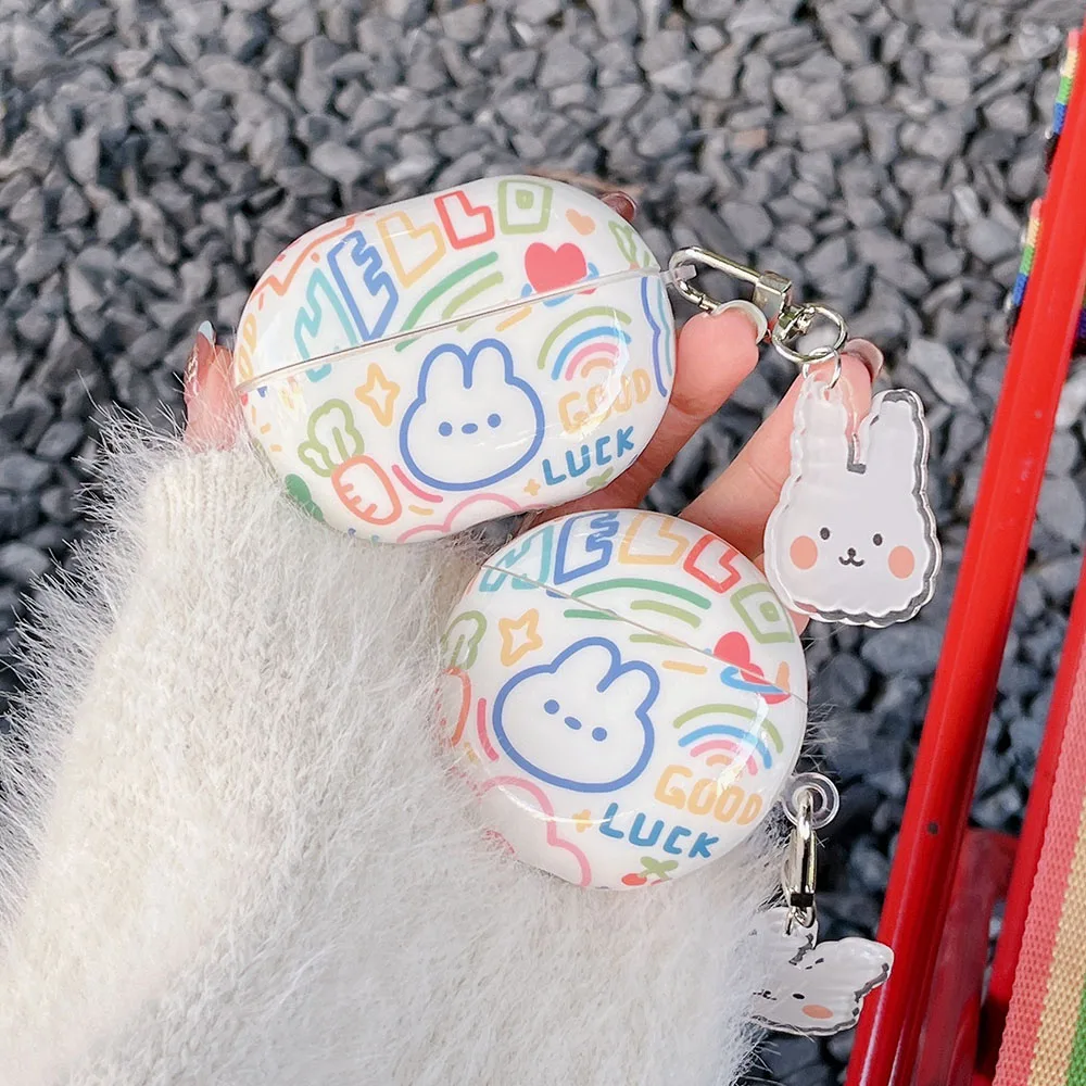 

Чехол для наушников Huawei Freebuds 4i 4 Pro, с изображением кролика