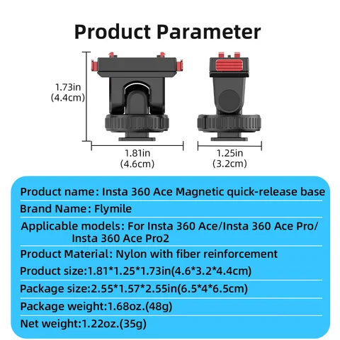 TENENELE Адаптер для Insta360 Ace/Pro/Pro2