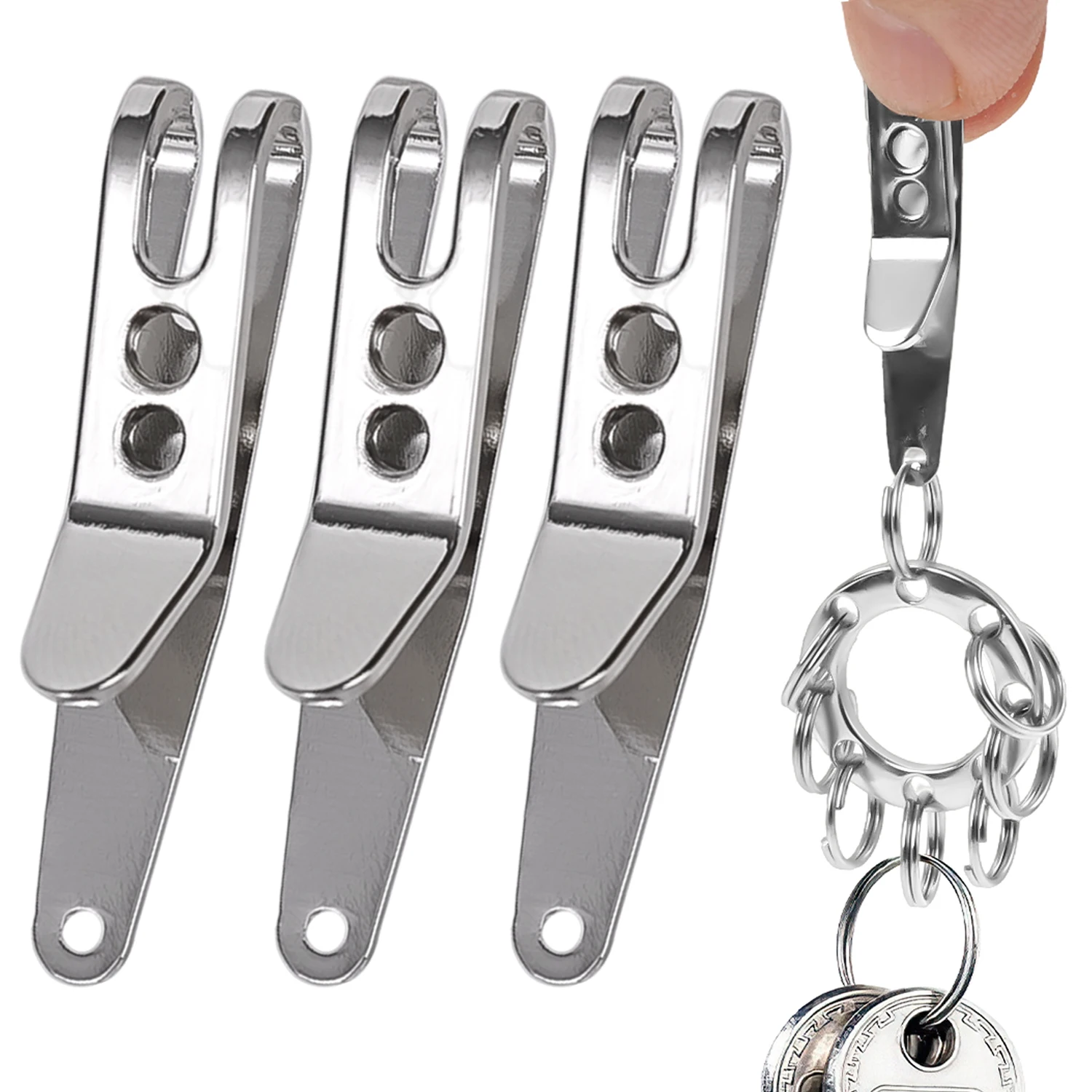 3 шт. сумка для EDC оснащенная карманными подвесными зажимами брелок-карабин из