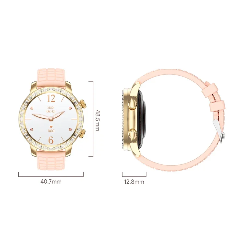 2024 Z95 женские Мини Смарт-часы с экраном 1 3 дюйма BT телефонные звонки пульсометр