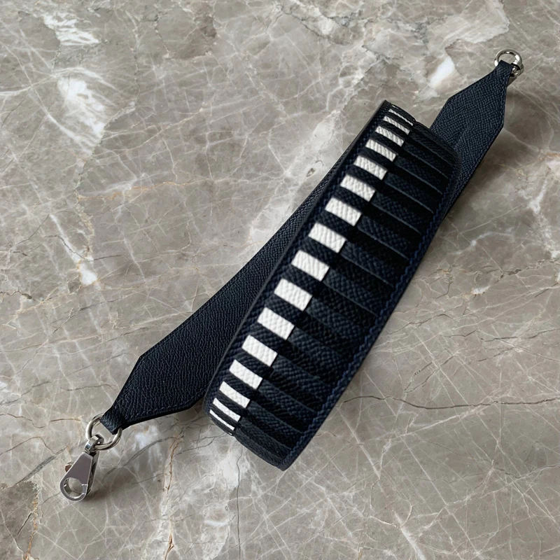 New Model Is Applicable To Kelly Bag Shoulder Strap Hand Sewn Woven Cowhide Shoulder Strap Bag Accessories DIY