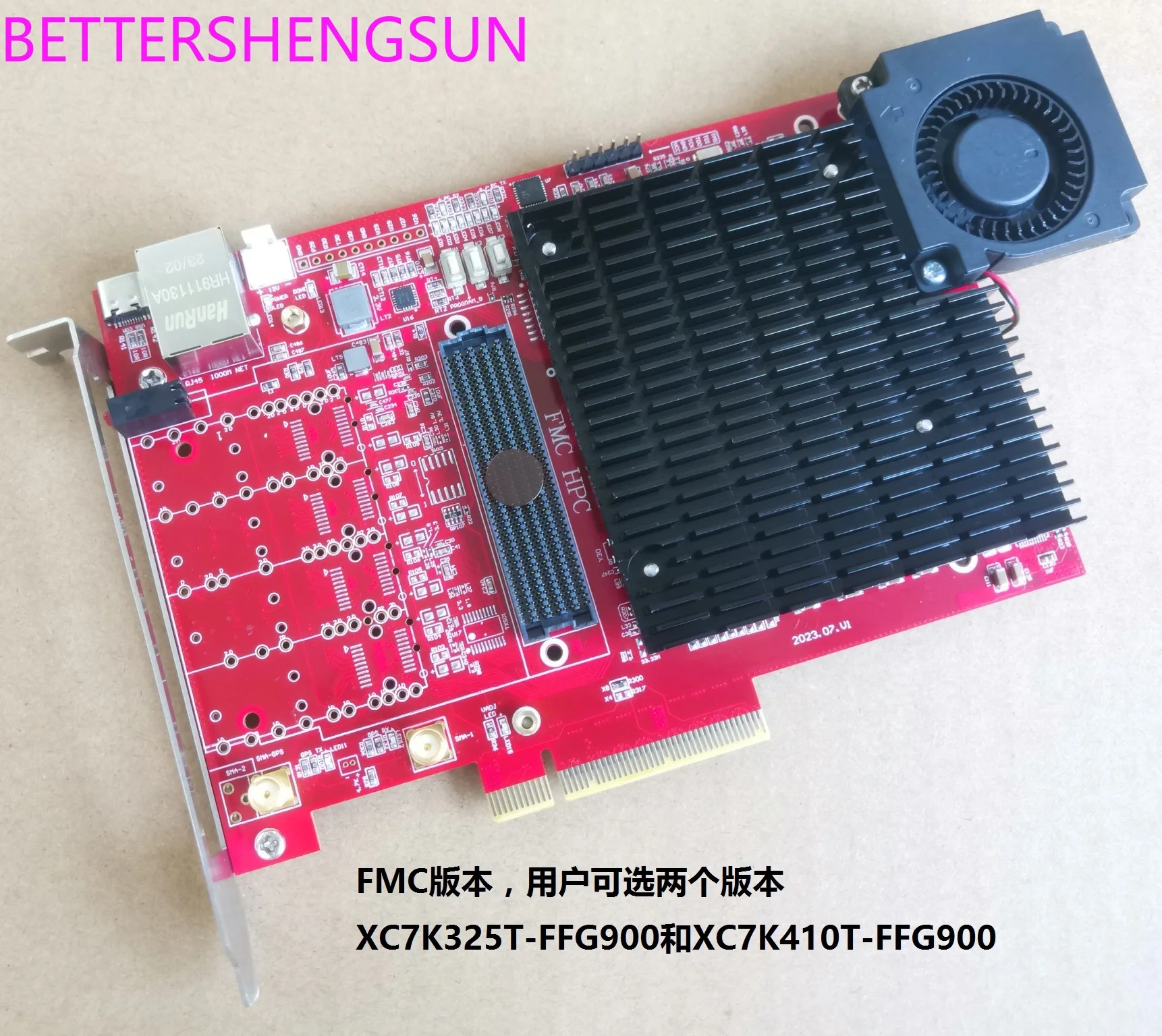 Макетная плата fpga XC7K325T FMC HPC JESD204B PCIEX8 DDR3
