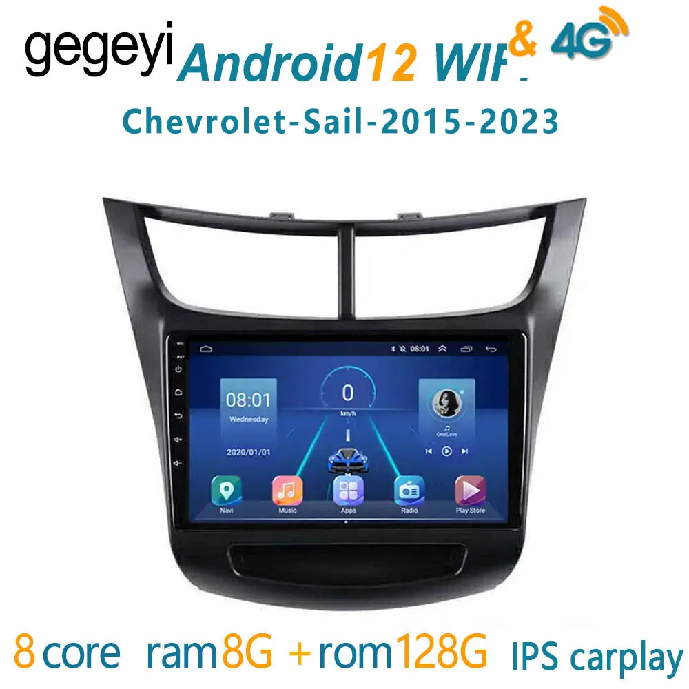 

8G+128G автомагнитола for Chevrolet Sail 2015 2018 магнитола для авто 2 din 2дин android андроид 1 дин навигатор для авто 2din рамка для магнитолы подголовник с монитором с экраном выдвижным экра carplay радиоприёмник