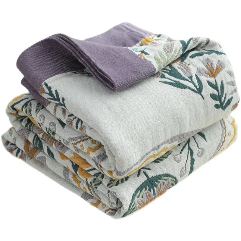 

Cusack Pure хлопковое Марлевое полотенце одеяло летнее для взрослых и детей 150*200 200*230 100*180 двухстороннее окрашенное жаккардовое одеяло