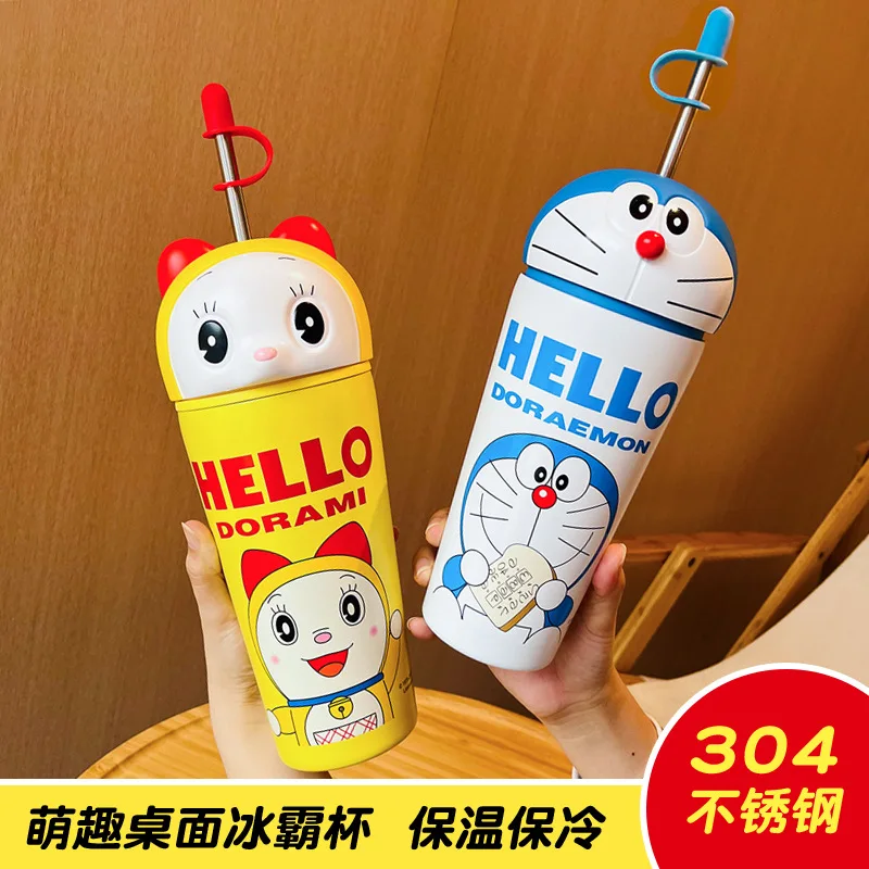 Изолированная чашка Doraemon для мальчиков и девочек новинка 2024 дорогоцінная
