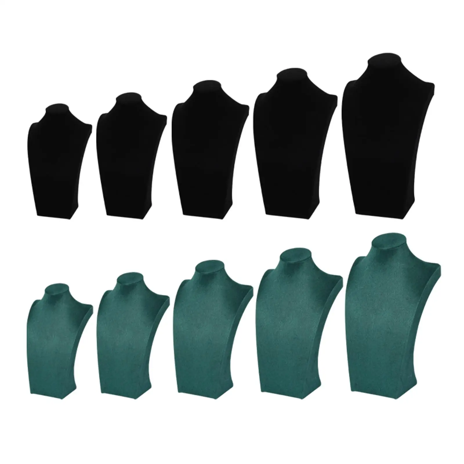 

Necklace Bust Jewelry Bust Stand Pendant Chain Organizer for Photograph Prop