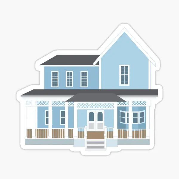 

Lorelai And Rory Is House 5 шт. наклеек для детской бутылки с водой, принт ноутбука, аниме, Детская стена, Мультяшные украшения для комнаты