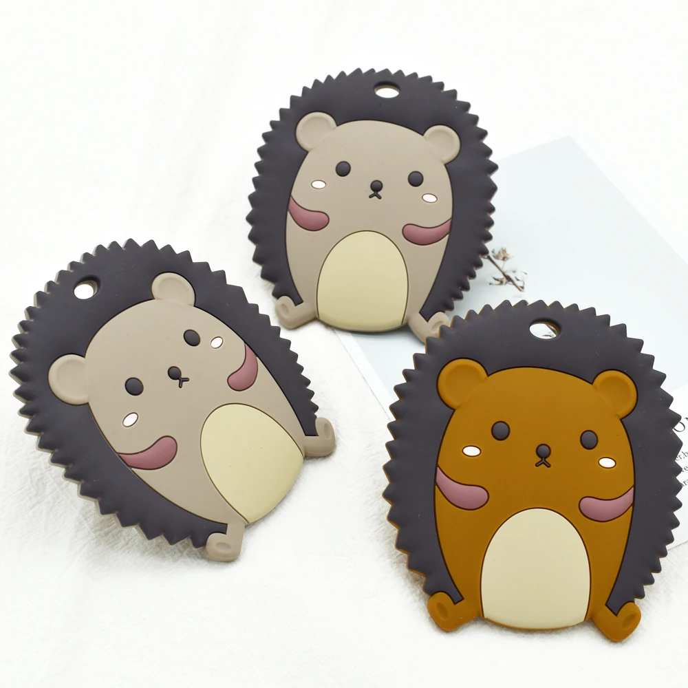 Детские коровы Мультяшные животные пищевые Силиконовые Прорезыватели для зубов