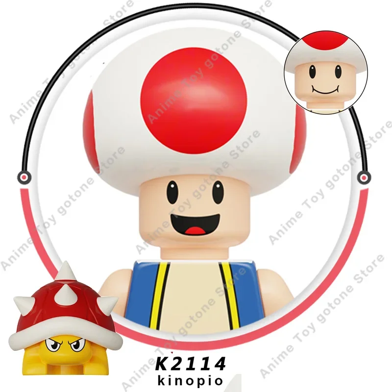 KDL815 Аниме Super Bros Марио игрушка Фиг Супер Мария Бро строительные блоки Куклы Wario Luigi