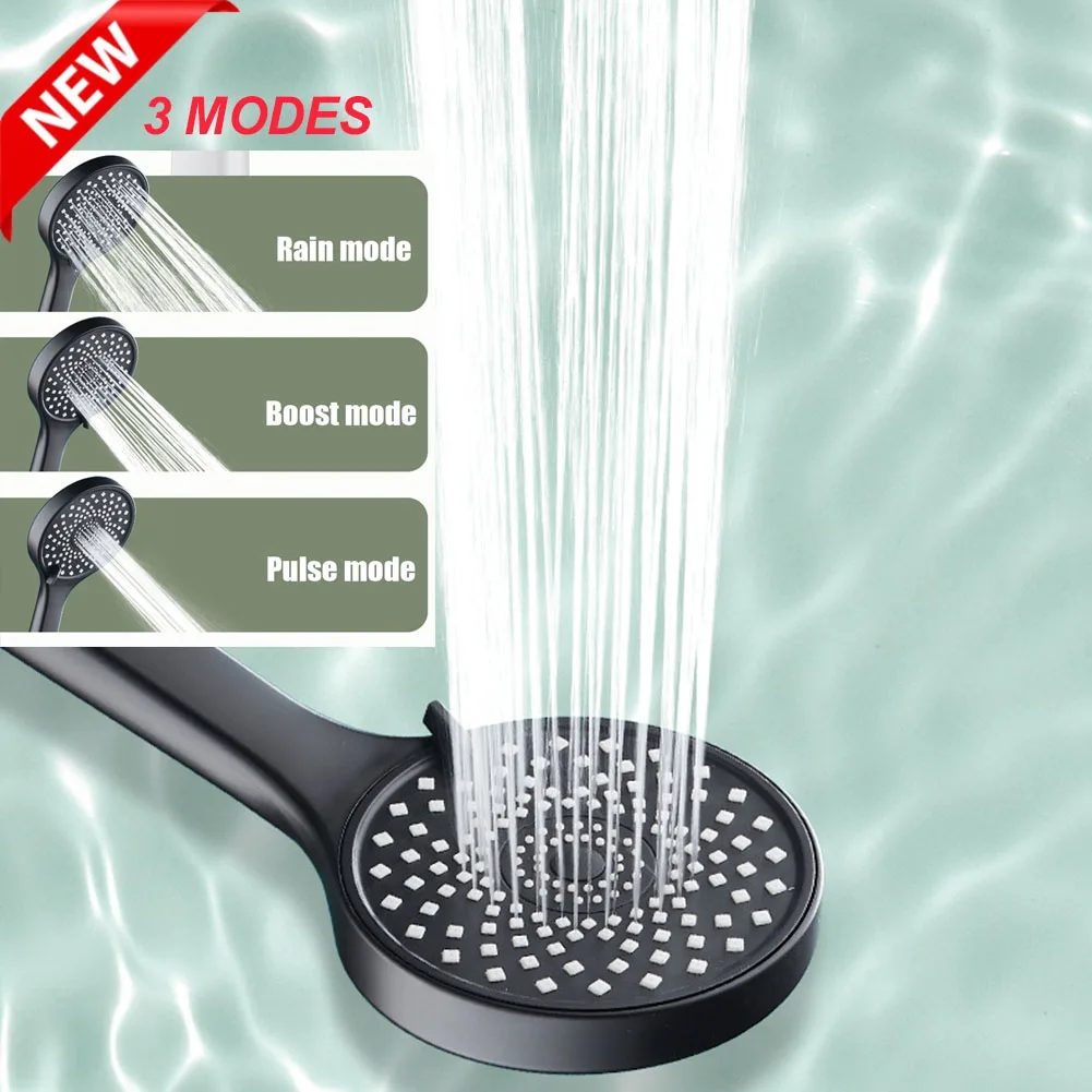 

Новая улучшенная ручная насадка для душа высокого давления, 3 режима, регулируемая Чистка, регулируемая насадка, принадлежности для ванной ...