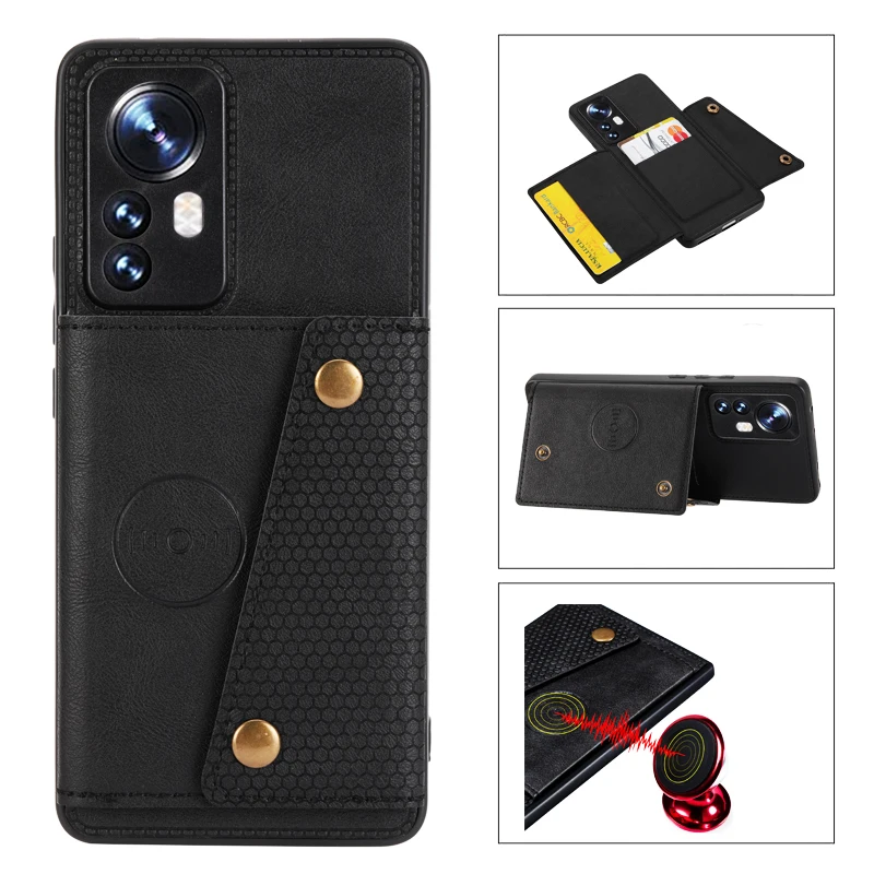 Фото Кожаный чехол-кошелек Hot12 для Infinix Hot 12 1 2 12S 12X 12i Play №2