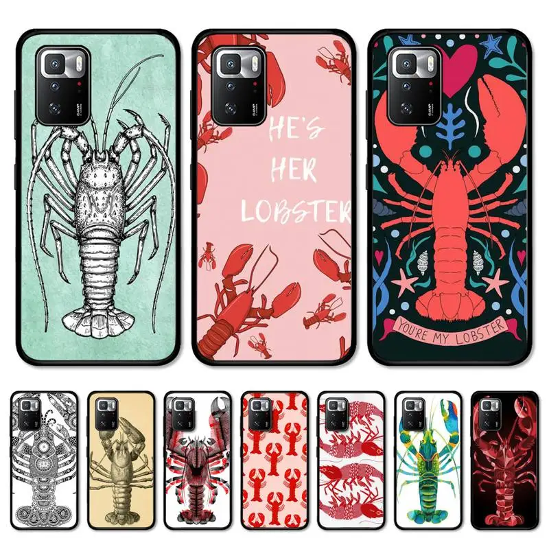 

Lobster art Phone Case for Redmi 5 6 7 8 9 A 5plus K20 4X S2 GO 6 K30 pro