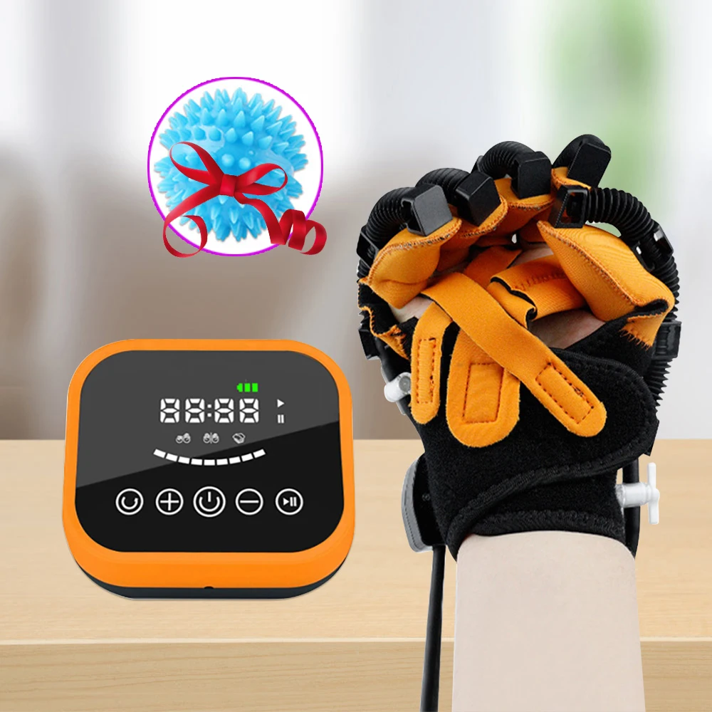 

Smart Robot Gloves for Hand Training Hemiplegia Rehabilitation Equipment for Finger Hand Paralysis Stroke Recovery Adjustable