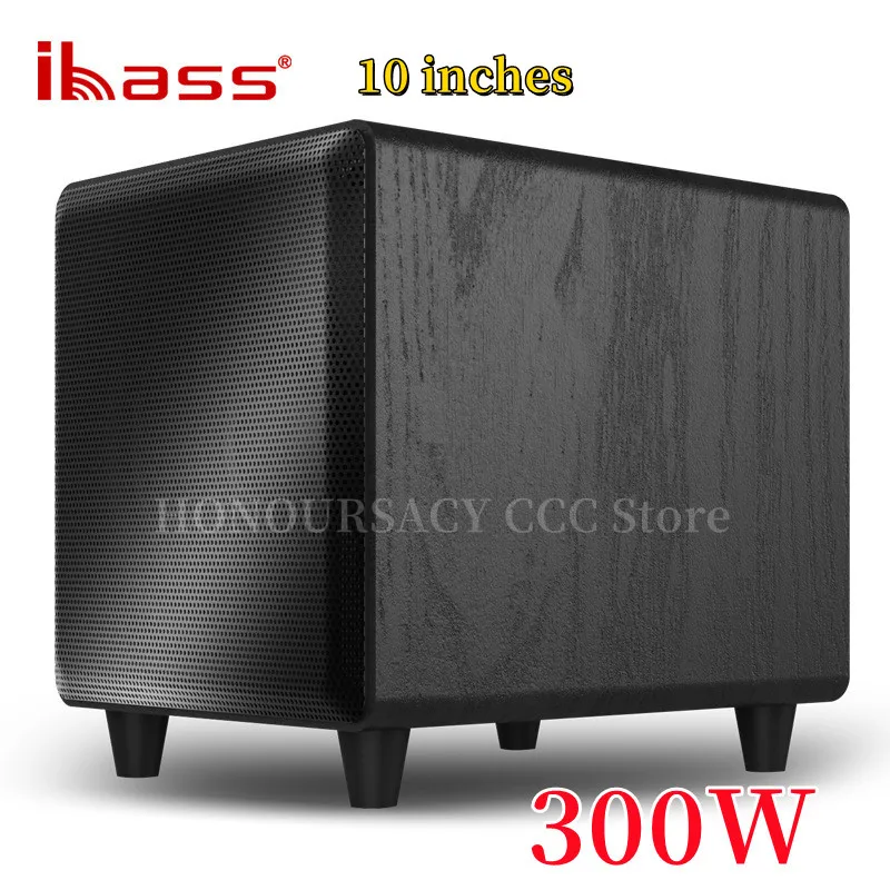 

300W Subwoofer Soundbar for TV 2.1 Channel Home Theater System 10 Inch Wooden High Power Speakers 3D Stereo Boombox Sound Box PC
