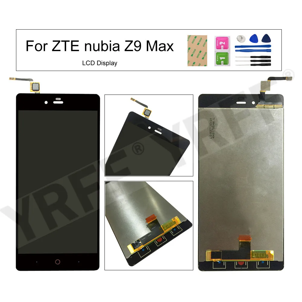 

5.5'' Inch LCD Display Touch Screen Digitizer For ZTE Nubia Z9 Max NX510J NX512J NX518J LCD Display Replacement + Tools