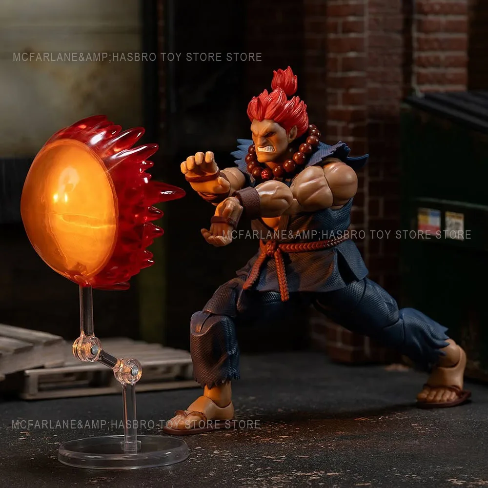 Фото Jada Toys Ultra Street Fighter II Akuma масштаб 1:12, коллекция экшн-фигурок, оригинальная модель, орнамент, игрушка, подарки №2