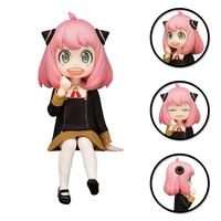 anime spy%c3%97family anya forger figure genuine original pvc face changing action figure toy doll pressure bubble noodles